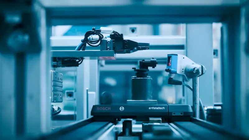 Linha de montagem automatizada Bosch